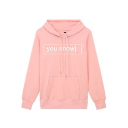 Men's Hoodies Merch Brian Maps Spring Autumn Long Sleeve Hooded Sweatshirts Unisex Casual Loose Pullover You Know | Pink Hoodies 201114