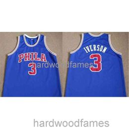 Stitched Custom ALLEN IVERSON CLASSICS BASKETBALL JERSEY Ncaa Men Basketball Jerseys