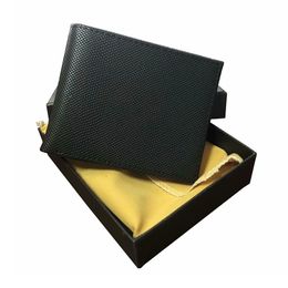 Germany fashion Business Mens designer Wallet Leather luxury Wallets card holder Men Purse black
