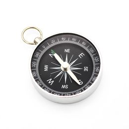 Metal Compass Keychains Outdoor Camping Hiking Portable Mini Student Experiment Tool Wilderness Survival Tools