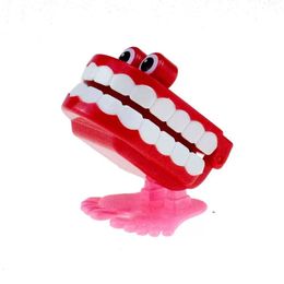 Clockwork Winding Jumping Tooth Toys Children's Day Party Supplies Oral Gifts for Dentists GF757