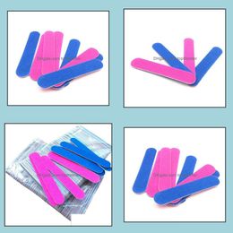 grit professional nail files UK - Other Beauty Items Health & Beauty2021 Professional Nail Files Sandpaper Buffers Slim Crescent Grit 180 240 Tools Disposable Cuticle Remover