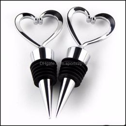 Kitchen, Dining Bar Home & Gardenheart Shaped Party Wedding Favors Gift Sealed Wine Bottle Pourer Stopper Kitchen Barware Tools Lx8882 Drop