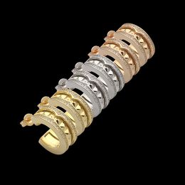 3 Colors Top Quality Fashion Style Women Designer Studs Copper B Letter Rivet Gear Double-sided Belt With Stone Earrings Engagement Couple Jewelry
