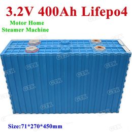 GTK 3.2V 400Ah Lifepo4 lithium battery 2C discharge 90A for 12v 24v motor home/steamer machine/stored energy battery pack