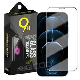 2.5D 9H Transparent Screen Protector Tempered Glass Clear For Iphone 14 13 Pro Max 12 XS Samsung Galaxy S22 S20 FE S21 Plus A33 A53 A73 5G A21S A20 With Paper Package