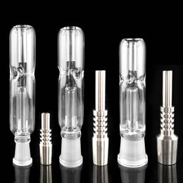 Nectar Collector Kit 10mm/14mm/18mm with quartz tip Oil Rig Straw Concentrate Dab Straw Glass water Bong