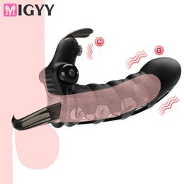 Nxy Cockrings Extensions Condom Penis Sleeve Male Enlargement Delay Vibrator Clit Massager Cock Ring Vibrating Cover Adult Sex Toys for Men 1209