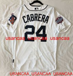 Stitched MIGUEL Cabrera COOL BASE JERSEY Throwback Jerseys Men Women Youth Baseball XS-5XL 6XL