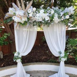 Decorative Flowers & Wreaths 50cm Wedding Flower Wall Arrangement Supplies Silk Peonies Rose Artificial Row Decor Backdrop Decoration