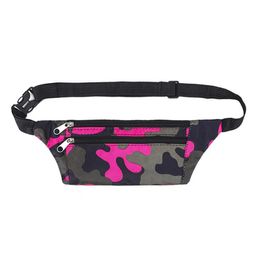 Outdoor waist bag sport waistpacks men women running waist pack fashion camo sport bag outdoor cycling waist bag portable Travelling bags