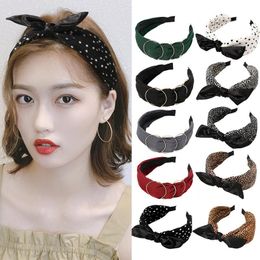 2021 New Fashion Headband Wide Top Knot Hair Bands Hair Female Hair Hoop Accessories For Women Headdress