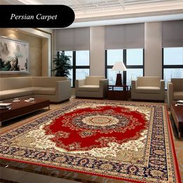 Persian Carpet Livingroom Classic Bedroom Rug Home Decor Sofa Coffee Table Floor Mat Study Room Carpets Soft Area Rugs 210301