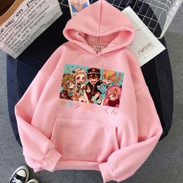 Anime Toilet-bound Hanako-kun Hoodie Long Sleeved Hooded Men/women Coat Jacket for Unisex Y0803