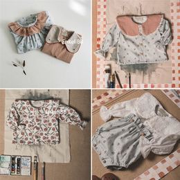 ENKELIBB Kleinkind Mädchen Schöne Bluse Langarm Kind Mädchen Tops für Spring Marke Design Kinder Hübsche Peter Pan Collar Tops 210306