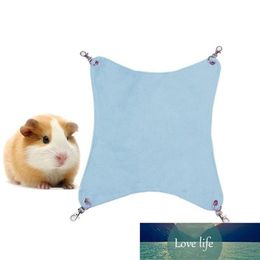 Small Animal Supplies EMVANV 14.5 X 15 Cm Cute Plush Warm Hamster Hammock Hanging Bed For Rat Pet Cage House Factory price expert design Quality Latest Style Original
