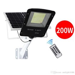 200W 300LED Solar Light Lamps Waterproof Solar powered Outdoor Solar Street Wall Light Garden Lamp Remote Controller