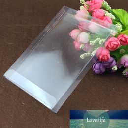 3*5*10cm 50pcs clear plastic pvc boxes schachtel transparent box for candy/wedding gift jewelry display packaging boxes