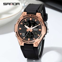 SANDA New Sports Watch Ladies Multi-function Waterproof LED Digital Watch Ladies G Sports Waterproof Watch relogio masculino G1022