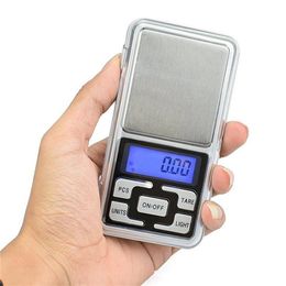 Mini Electronic Digital Scale Diamond Jewelry weigh Scale Balance Pocket Gram LCD Display Scales 500g/0.1g 200g/0.01g With Retail