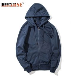 Warm Fleece Hoodies Men Sweatshirts New Spring Autumn Solid Black Color Hip Hop Streetwear Hoody Man's Clothing SZIE M-3XL 201112