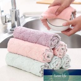 Cleaning Cloths DINIWELL Kitchen Towel Double Layer Thick Hanging Strong Absorbent Wiping Rags Dish Washing Rag1