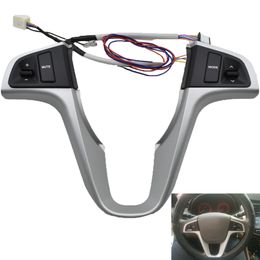 For Hyundai VERNA SOLARIS Steering Wheel Button With Blue Backlight Audio Volume Music Control Button Switch Auto Part