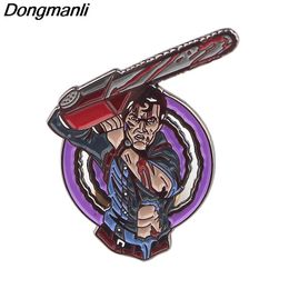 Pins, Brooches P4782 Dongmanli Horror Movie Figure Enamel Pins For Women Fashion Lapel Jewelry Backpack Bags Badge Gifts