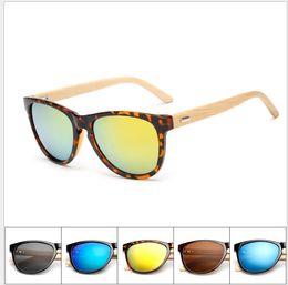 Classic vintage Wooden Bamboo Sunglasses Women Mens Brand Designer Square Sunglasses free shipping l UV400