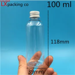 250 PCSFree Shipping 100 ML Empty Clear Plastic Packaging Bottles Cosmetic Containers Wholesalehigh qualtity