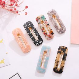 Ins Cute Girl Hair Accessory Raindrop Square Design Barrettes Girl Hair Accessories kids Jewellery Birthday Gift hair clipper