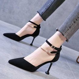 Spring and Autumn Wedding Party Women Stiletto Pumps High Heels Pointed Toe Shoes for Ladies Brand Fashion Women Pumps 210611