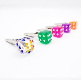 Portable Dice Bracket Roach Clip Smoking Accessories Support Stand Dry Herb Tobacco Preroll Cigarette Blunt Holder with Clamp