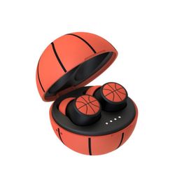 -2022 Newly Basket Headphone Football Baseball TWS Auricolare Bluetooth True Wireless Auricolare Personalizzato Pattern Personalizzato Batteria 300mAh