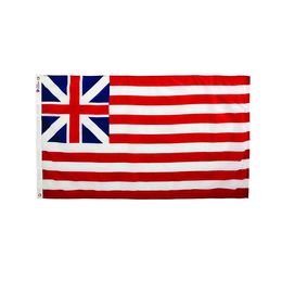 Grand Union First National American Flag 3x5FT Double Stitching 100D Polyester Festival Gift Indoor Outdoor Printed