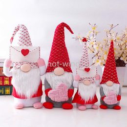 NEW!!! Valentine's Day Faceless Doll Small Ornament Nordic Gnome Old Man Doll for Home Decoration Gnome Gifts Toys New Year EE