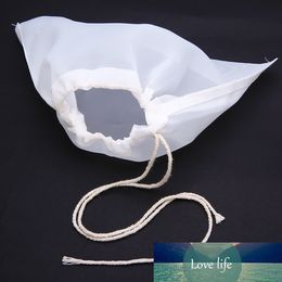 5Pcs/set Empty Tea Bags White Mesh Nylon Teabags Philtre Reusable Boiling Strainier Residue Separation Philtre Net Drink Gadget