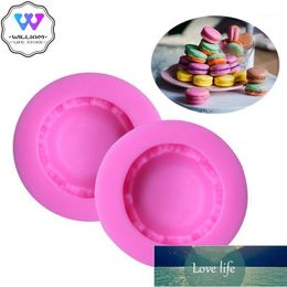 Baking Moulds 1pcs 3D Stereo Macaron Style Silicone Mold DIY Handmade Soap Candle Fondant Cake Chocolate Decorating Soap1 Factory price expert design Quality