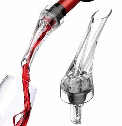 2021 Wine Pourers Aerator Red Wine Aerating Pourer Mini Magic Red Wine Bottle Decanter Acrylic Philtre Tools With Retail Box DHL