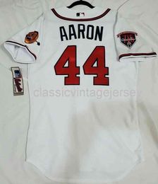 Men Women kids HANK AARON ON FIELD JERSEY Embroidery New Baseball Jerseys