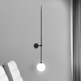 Wall Lamp Modern Living Room Decoration Nicho De Parede Glass Ball Aisle Dining Corridor Monkey Espelho