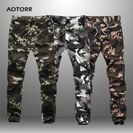 Men's Military Camouflage Casual Sweatpants Men Streetwear Trousers Cargo Pants Pantalones Hombre 2020 New Fashion Drop Shipping X0615