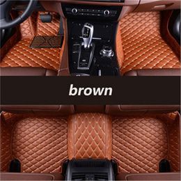 Discover the Range Rover Sport LR2 LR3 LR4 Defender Freerander with a quality leather floor mat that is non-toxic and odor-free