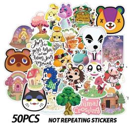 NEWAnimal Crossing Stickers Cute Anime Vinyl Waterproof Cartoon Sticker For Water Bottle, Laptop, Phone Case,Skateboard EWB6827