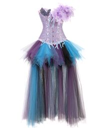 feather prom UK - Bustiers & Corsets Gothic Sparkling Black Sequined Cocktail Party With Feathers Lingerie Dresses Women Christmas Short Prom Costumes Exotic