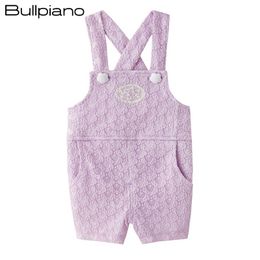 Bullpiano Crianças Global Calças Outono Primavera Bebés Meninas Meninos Calças Miúdos Macacões Jumpsuits Calças de Algodão Calças 210312