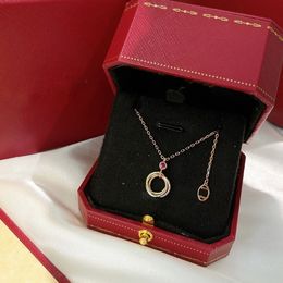 serie trinity personalizzazione dei gioielli diamanti di lusso collane con ciondolo marcaﾠ design di alta qualità vintage 18k moda stile classico regalo di compleanno pendenti