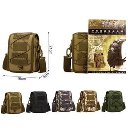 Nylon Tactical EDC Shoulder Belt Bag Molle Military Army Pouch Organizer Bags camping Hiking Trekking Backpack For Phone Q0721