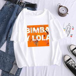 Summer Women T Shirts Fashion Trend Letter Printing Female Loose Casual O Neck T-shirt Large Size Ladies Tee Shirt Top 210623