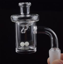 crank pipe Canada - Flat Top smoking accessories 5mm Bottom Quartz Banger Nail With Glass UFO Crank Carb Caps terp pearl ball For Dab Rigs Water Pipes